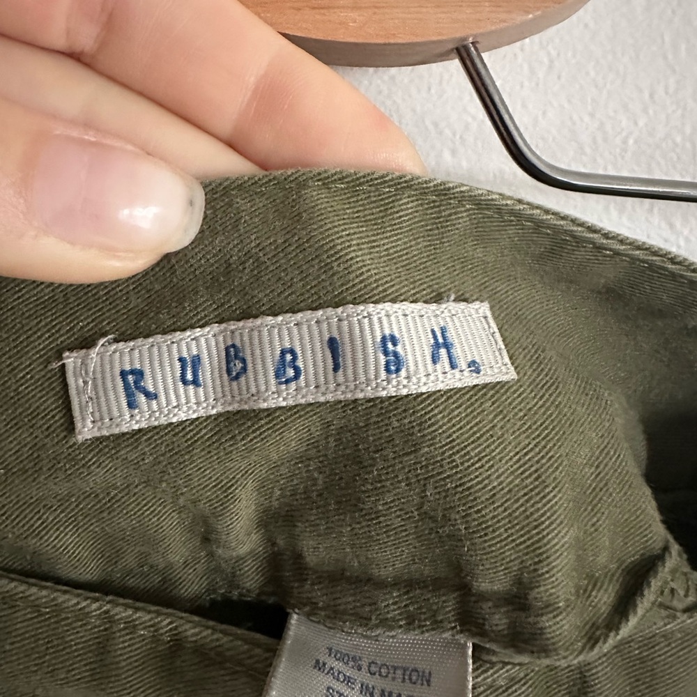 Vintage Rubbish Olive Green Scort